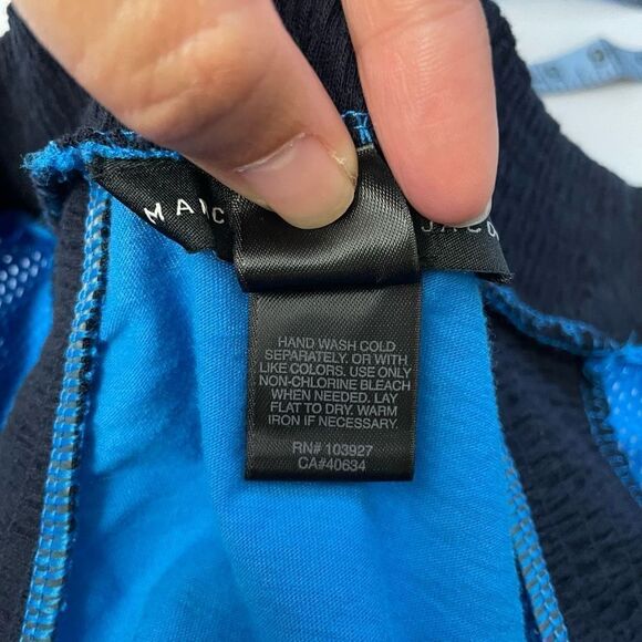 Marc By Marc Jacobs Spring Sky Blue Cut Out Mini Dress Puff Sleeves size XS - Picture 6 of 8